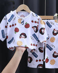 Summer Clothes Cotton Silk Air-conditioning Clothes Baby Clothes