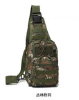 Oxford Cloth Cycling Bag Camouflage Outdoor Sports Small Chest Pannier Bag