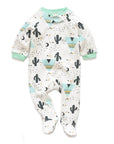 Spring Baby Cotton-wrapped Jumpsuit Baby Boys' Long-sleeved Romper