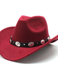 Minority Style Woolen Western Cowboy Hats Men's And Women's Couple Hats