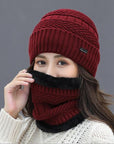 Men's And Women's Beanie And Scarf Keep Warm In Winter