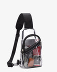 Men's PVC Waterproof Transparent Chest Bag