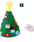 Oversized Christmas Decorations DIY Felt Cloth Christmas Tree