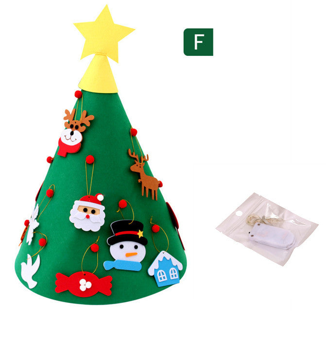 Oversized Christmas Decorations DIY Felt Cloth Christmas Tree