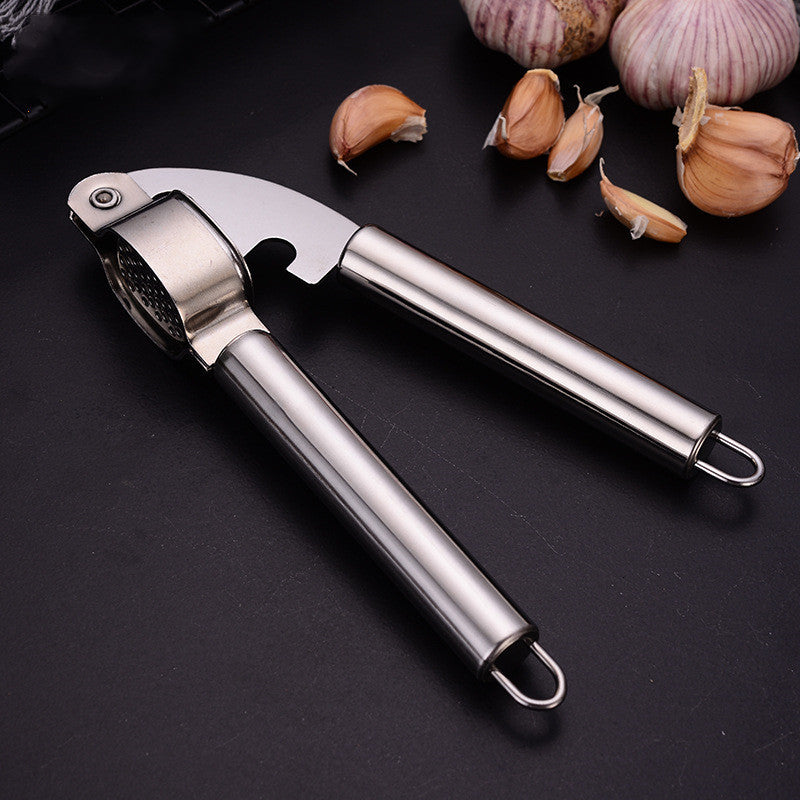 Stainless Steel Garlic Press Household Garlic Masher