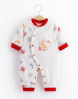 Cute Baby Printed Cotton Jumpsuit