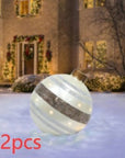 Christmas Ornament Ball Outdoor Pvc 60CM Inflatable Decorated Ball PVC Giant Big Large Balls Xmas Tree Decorations Toy Ball