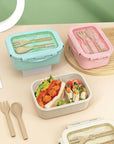 Wheat Straw Insulated Lunch Student Convenient Lunch Box