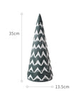 Nordic Morandi Gray-green Mini Christmas Tree Desktop Decorations Christmas Scene Decorations