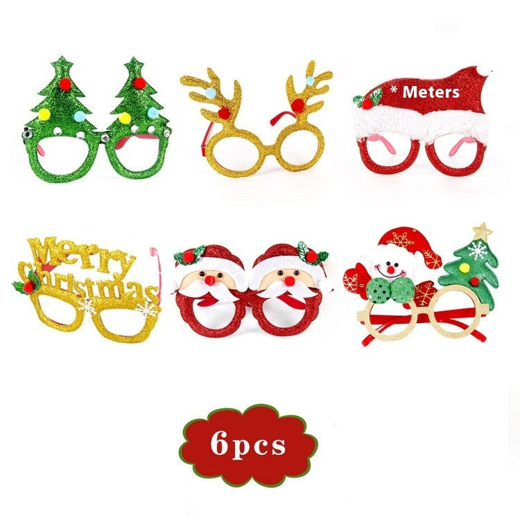 Christmas Decorations Glasses Suit