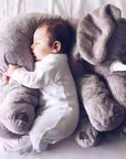 Soft Comfort Elephant Plush Toy  Accompany Sleeping Baby Sleep Child Pillow Leather Shell