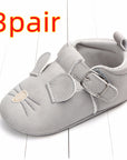 Spring and autumn cartoon animal baby shoes matte leather non-slip soft bottom baby shoes wholesale 0884