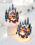 Christmas Decorations Resin House Gifts