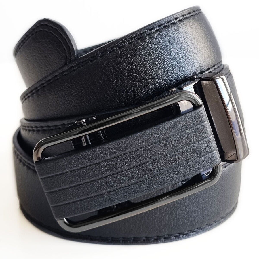 Men's Ratchet Belt Leather Mens Belt With Slide Buckle Ratchet Belts For Men USA