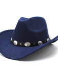 Minority Style Woolen Western Cowboy Hats Men's And Women's Couple Hats