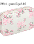 Makeup Bag  Printed Bow Toiletry Pouch Waterpro