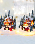 Christmas Decorations Resin House Gifts