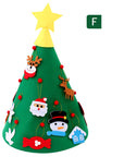 Oversized Christmas Decorations DIY Felt Cloth Christmas Tree