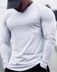 New Long Sleeve T Shirt Sport Men Gym Shirt Quick Dry Gym Fitness Training Running T Shirt Men Workout T-Shirt Bodybuilding Tops