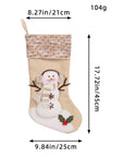 Christmas Decorations Large Christmas Socks Gift Bag