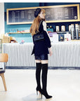 European And American Style Fashion High Heel Elastic Stiletto Heel Pointed-toe Skinny Pedicure Over-the-knee Boots