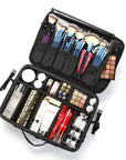 Large Capacity Professional Cosmetic Bag Tattoo Embroidery Nail Makeup Portable Partition Toolbox Makeup Storage Oxford Cloth Bag