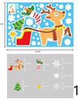 Christmas Decorations Glass Electrostatic Stickers