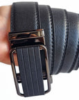 Men's Ratchet Belt Leather Mens Belt With Slide Buckle Ratchet Belts For Men USA