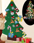 Oversized Christmas Decorations DIY Felt Cloth Christmas Tree