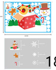 Christmas Decorations Glass Electrostatic Stickers