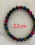 Of 8mm Semi-precious Stone Blue Tiger Stone Handmade Jewelry Couple Bracelet