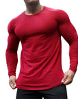 New Long Sleeve T Shirt Sport Men Gym Shirt Quick Dry Gym Fitness Training Running T Shirt Men Workout T-Shirt Bodybuilding Tops