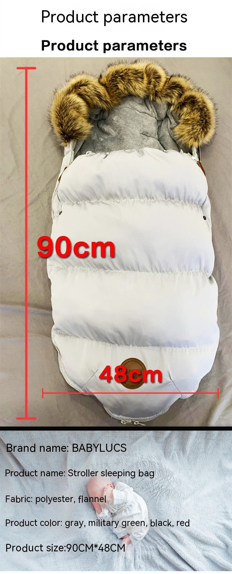 Baby Stroller Sleeping Bag Stroller Accessories