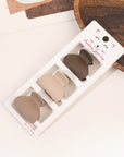 Coffee Color Series Three-piece Set Barrettes Updo Hair Accessories