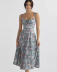 Summer Floral  A-line Dress