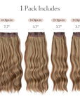 Synthetic Long Wavy Clip Hair Extensions