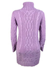 Turtleneck Twist Knitted Sweater Dress